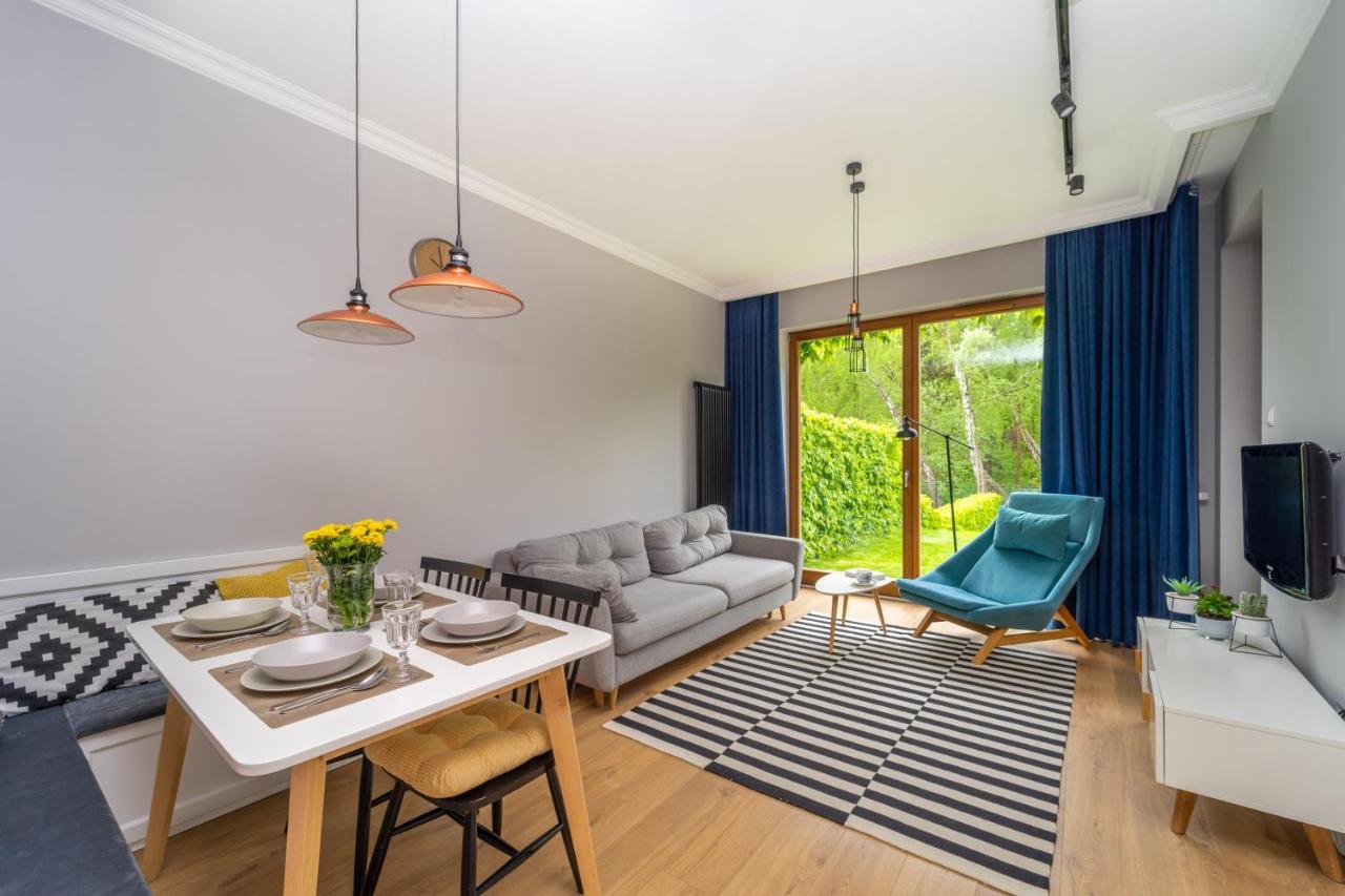 Ferienwohnung Nadmorski Apartament Blisko Plazy Danzig Exterior foto