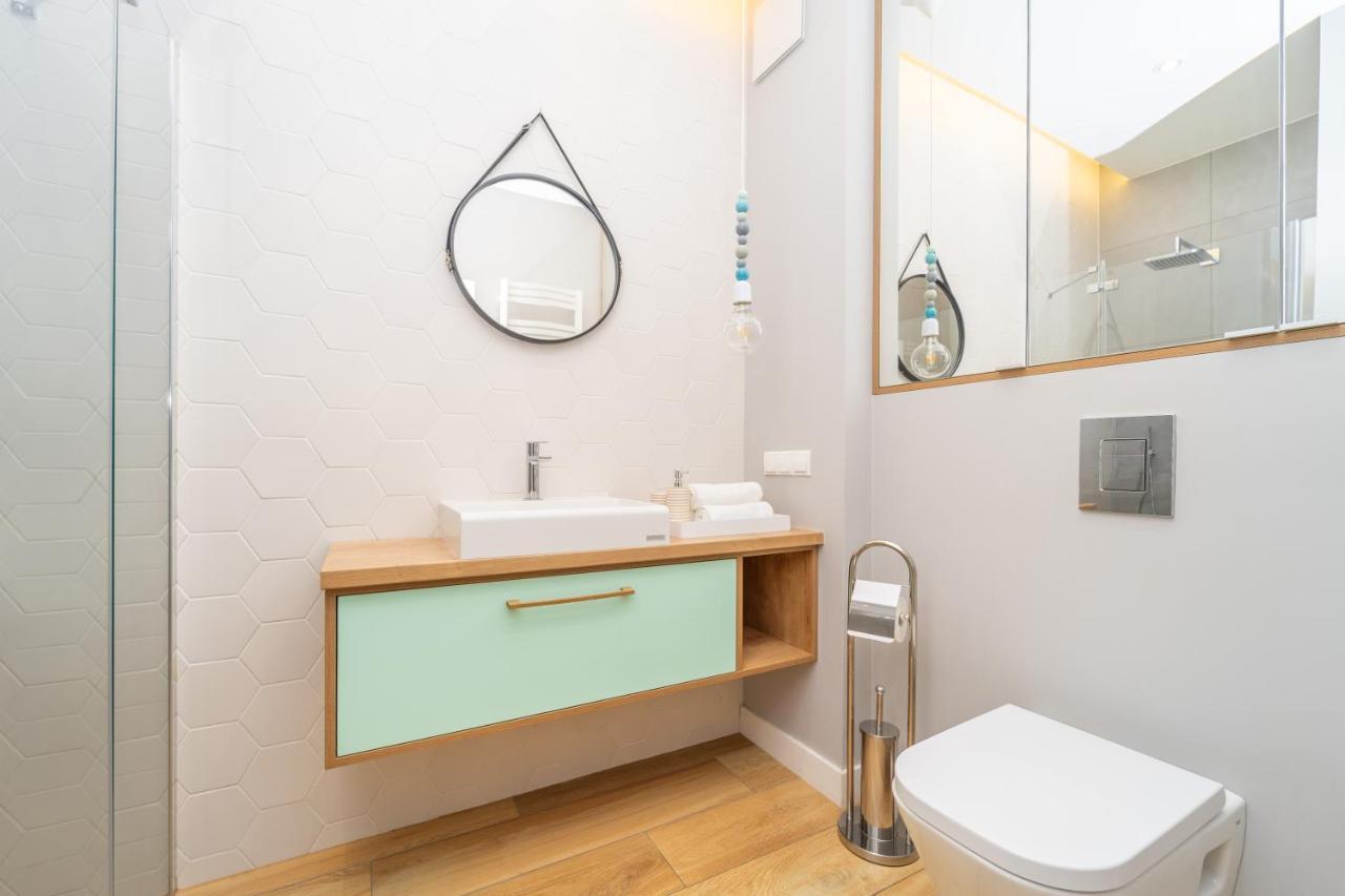 Ferienwohnung Nadmorski Apartament Blisko Plazy Danzig Exterior foto